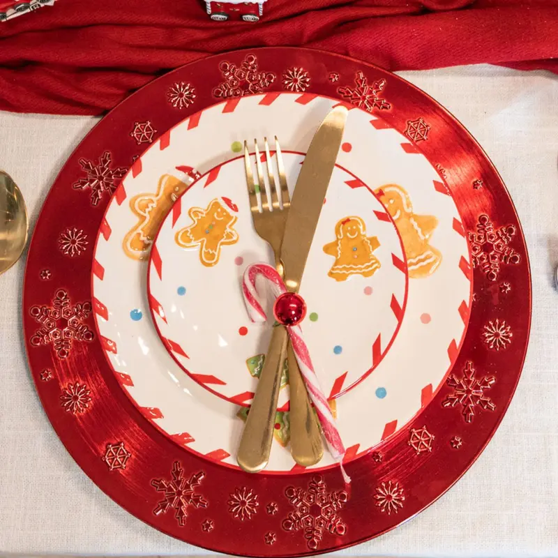 Świąteczny talerz, 16 cm, GINGERBREAD