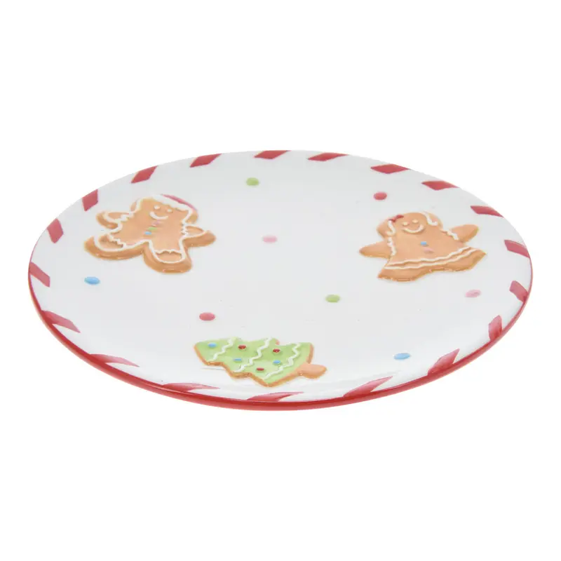 Świąteczny talerz, 20 cm, GINGERBREAD