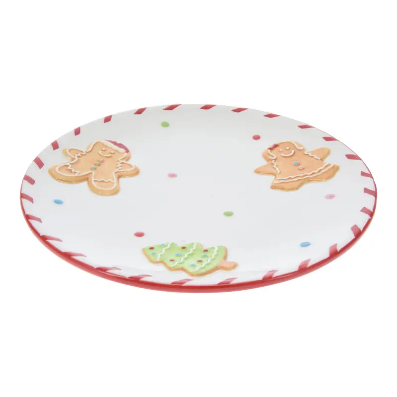 Świąteczny talerz, 24 cm, GINGERBREAD