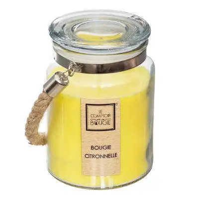 Świeca zapachowa odstraszająca komary, citronella, 500 g