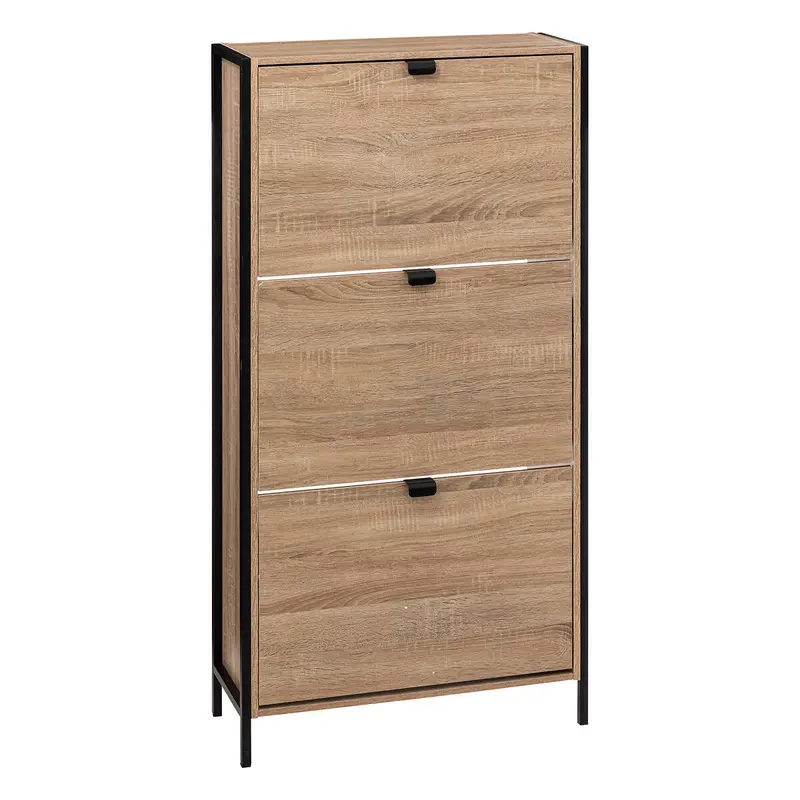 Szafka na buty ALIAJ, 3 przegrody, 63,2 x 24 x 122 cm