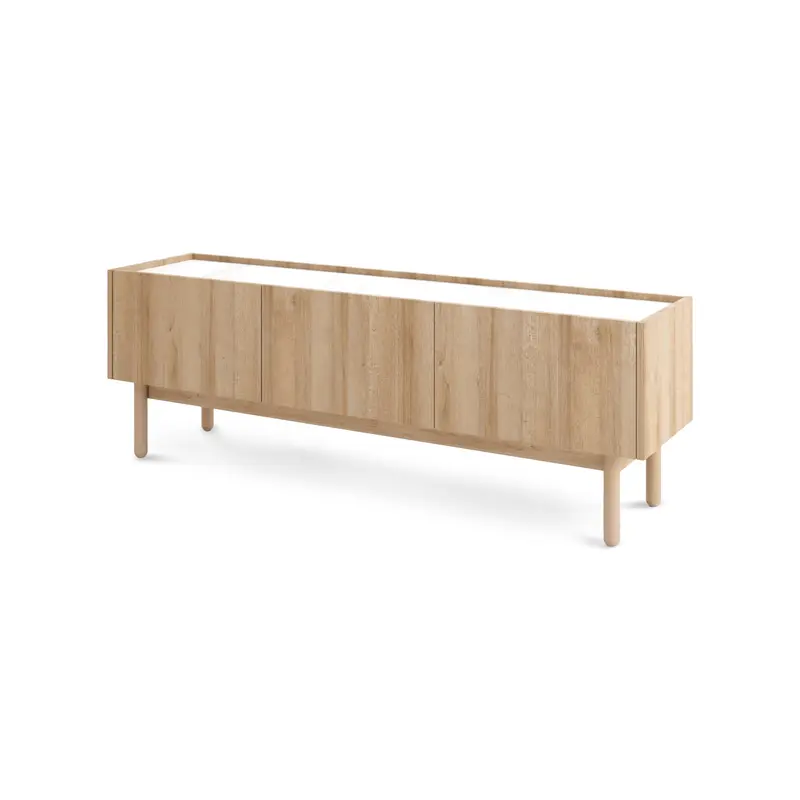 Szafka RTV 144x48 w stylu boho | Anawa