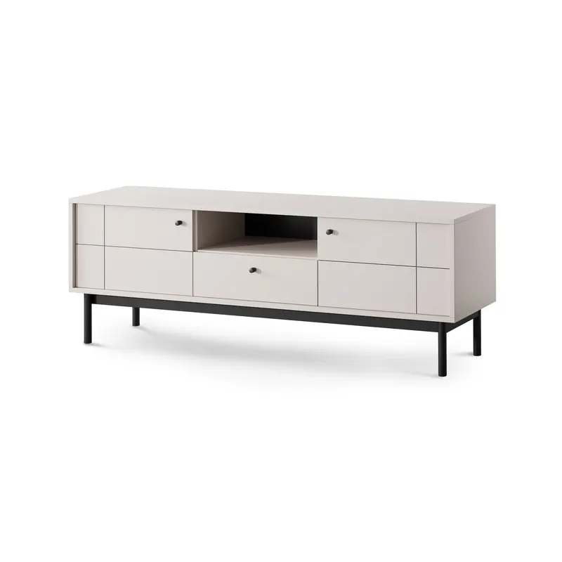 Szafka RTV 154x57 w stylu minimalistycznym | Sabi