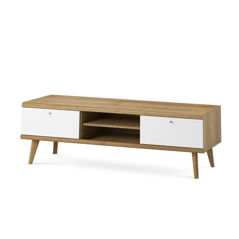 Szafka RTV 160x50 w stylu skandynawskim | Lato