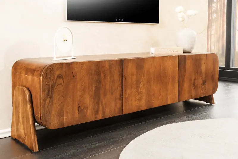 SZAFKA RTV BRASIL DREWNO MANGO 160 CM / 45789 / INVICTA INTERIOR