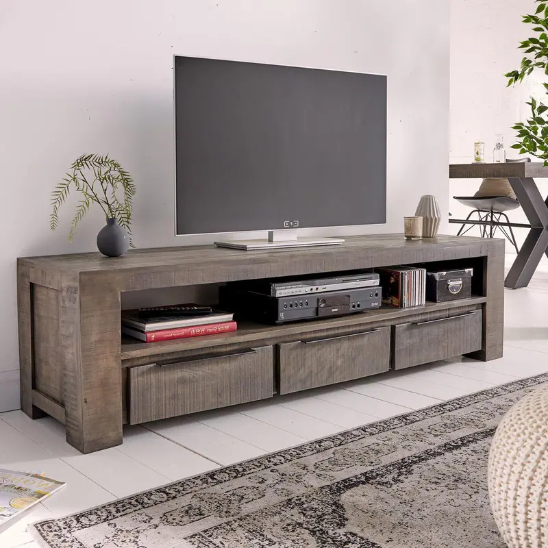 SZAFKA RTV DREWNO LITE IRON MANGO / 39279 / INVICTA INTERIOR