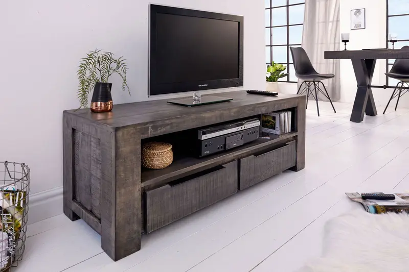 SZAFKA RTV DREWNO LITE IRON MANGO / 39281 / INVICTA INTERIOR