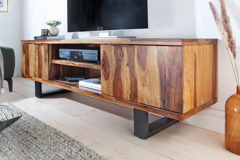 SZAFKA RTV ELEMENTS II 160 CM SHEESHAM / 37209 / INVICTA INTERIOR