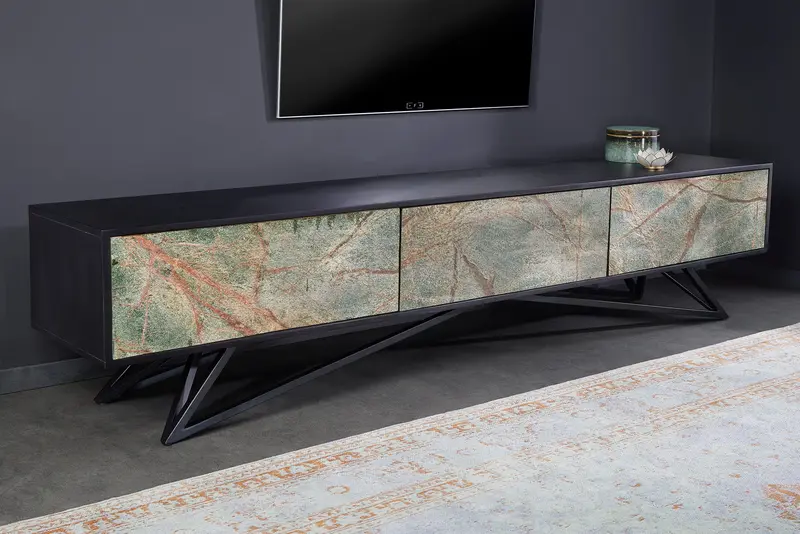 SZAFKA RTV MOUNTAIN SOUL KAMIEŃ 200 CM / 43483 / INVICTA INTEIOR
