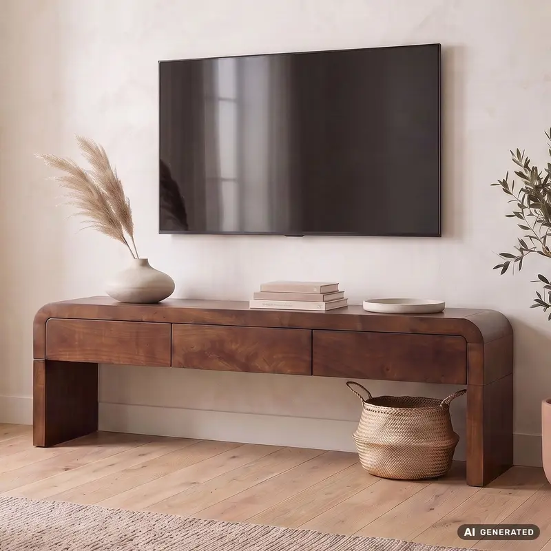 SZAFKA RTV WOHNLING 160 CM DREWNO LITE MANGO / WL7.921