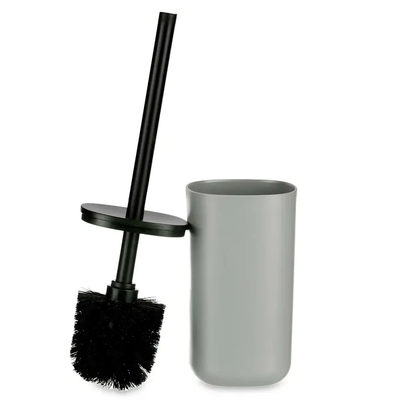 Szczotka do wc w plastikowym, zamykanym pojemniku, 9,6 x 35 cm