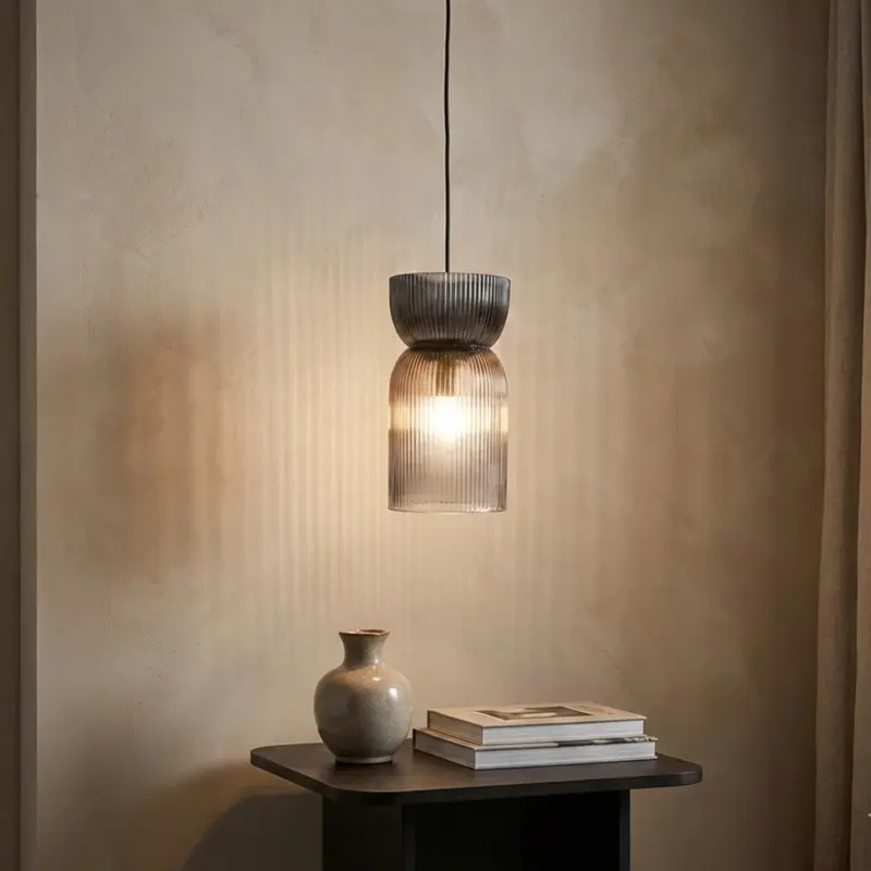 Szklana lampa wisząca GLOA, 26 cm