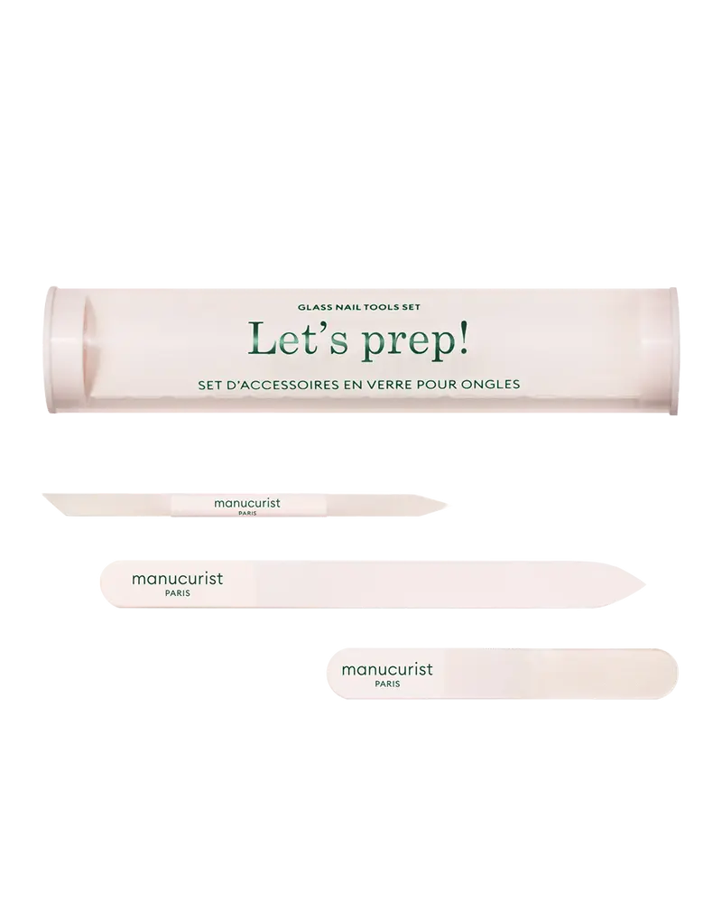 Szklane akcesoria do manicure Let's Prep