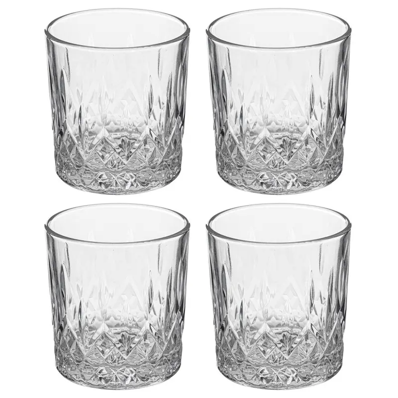Szklanki do whisky CHARLES, 4 sztuki, 240 ml