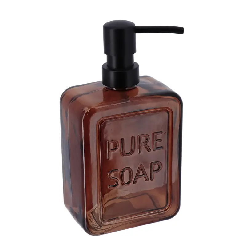 Szklany dozownik do mydła PURE SOAP, 550 ml