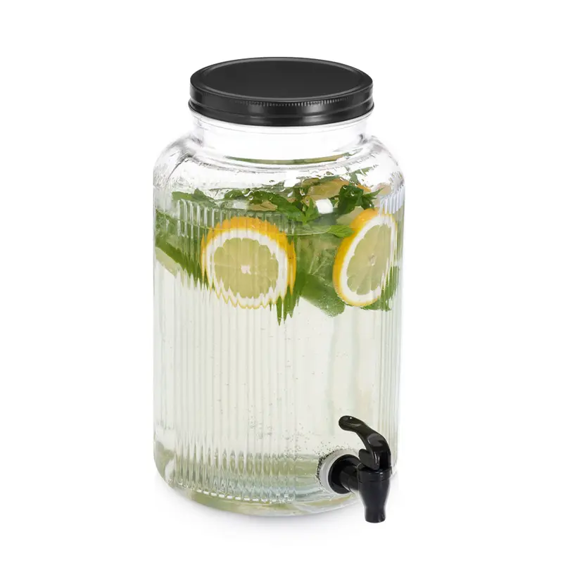 Szklany słoik z kranikiem KITCHEN ESSENTIALS, 3900 ml