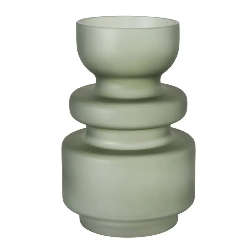 Szklany wazon Bodena, matowy, 25 cm