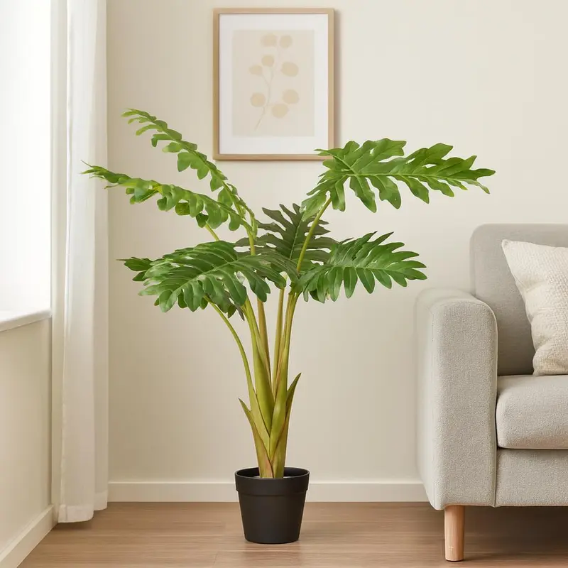 Sztuczna roślina, filodendron podwójnie pierzasty, 110 cm