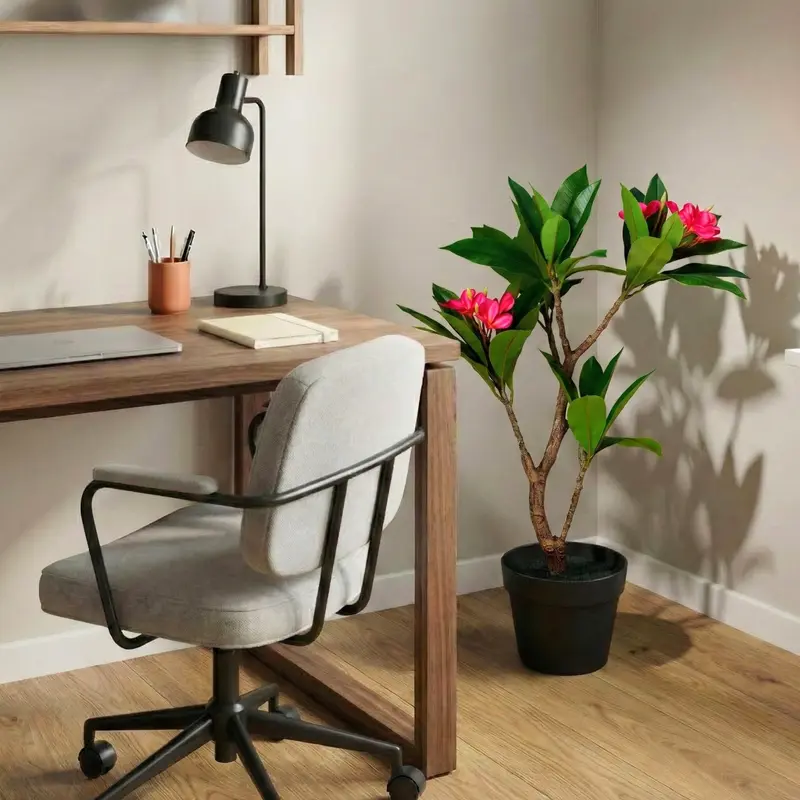 Sztuczne drzewko w doniczce Frangipani, 50 x 90 cm
