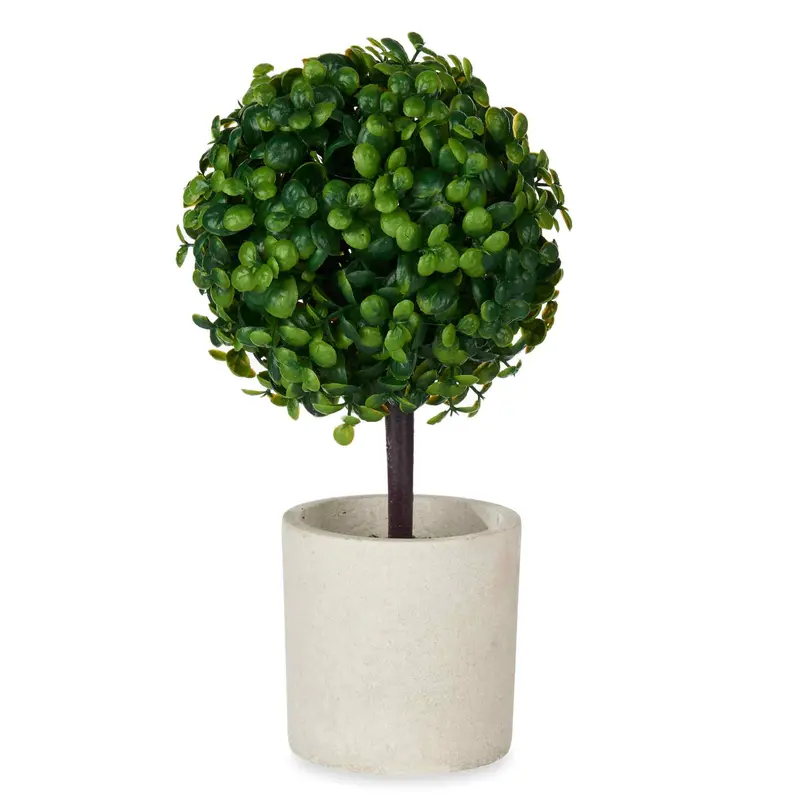 Sztuczny krzew ozdobny w ceramicznej doniczce, 24 cm