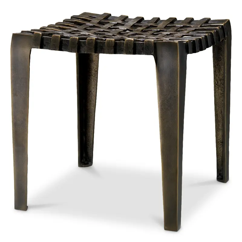 Taboret Blackwell, wykończenie w stylu antycznego brązu
