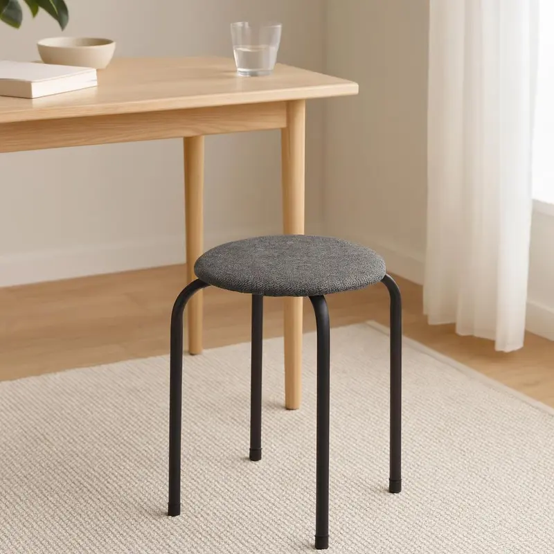 Taboret z miękkim siedziskiem, 46 cm