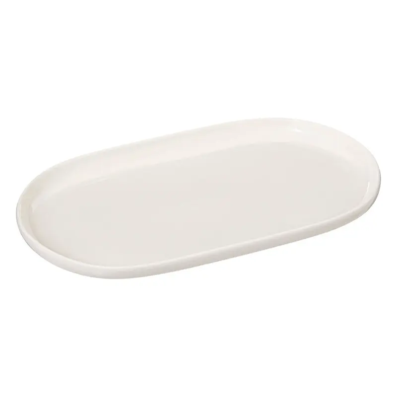 Talerz na ciasto porcelanowy NORA, 30 x 18 cm