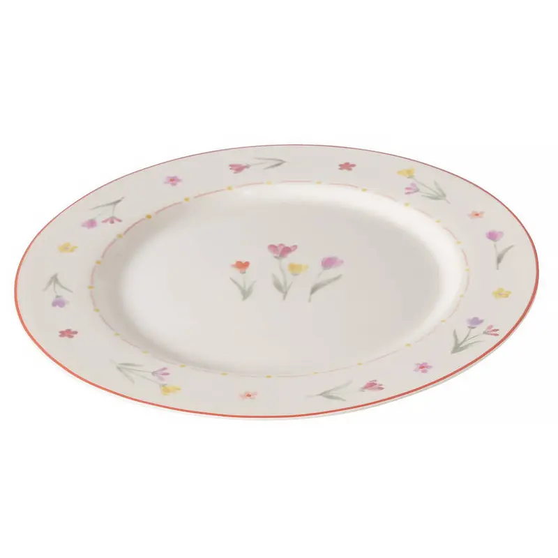 Talerz w kwiaty obiadowy BLÜMI, Ø 27 cm