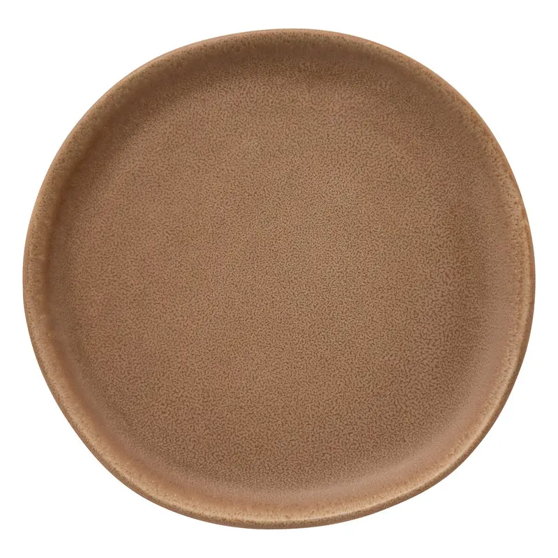 Talerz z kamionki brązowy, Ø 21 cm
