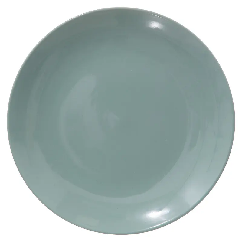 Talerz z kamionki miętowy COLORAMA, Ø 27 cm