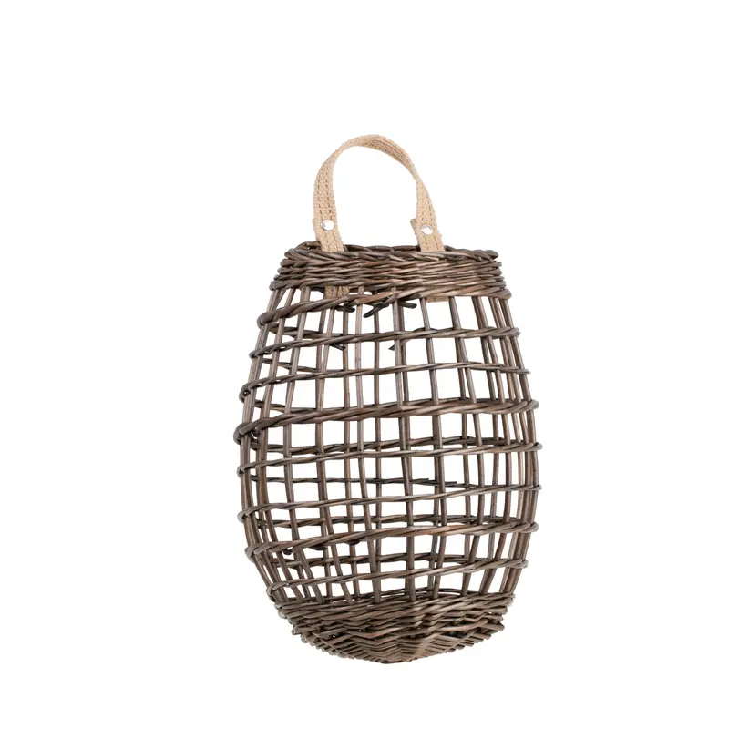 Talwin wicker presentation basket for product display, with jute handle TheWickerStories