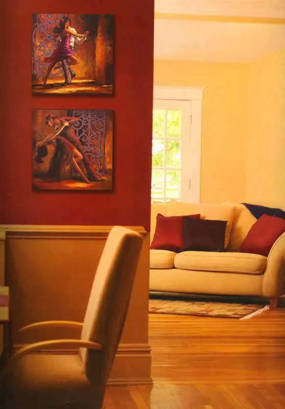 Taneczny salon 2 obrazy 51x51