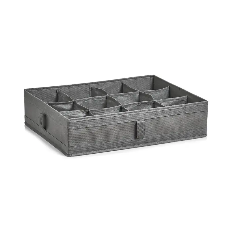 Tekstylny organizer do szafy z przegródkami, 44 x 34 x 11 cm