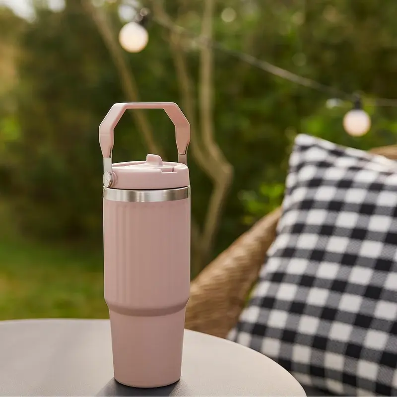 Termos stalowy z uchwytem VARMÖ, 900 ml