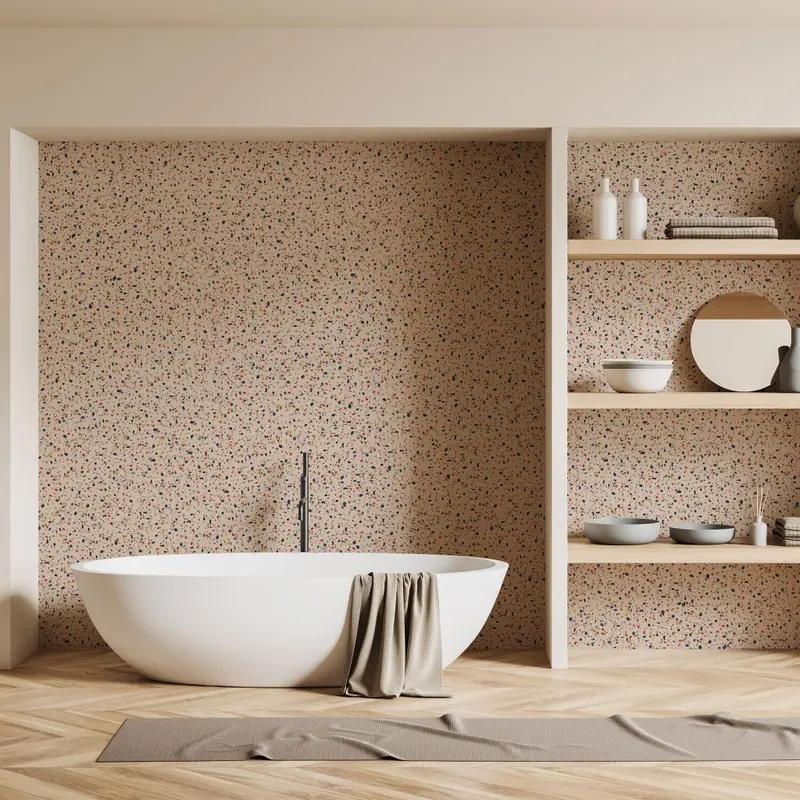 Terrazzo Pink – Tapeta na wymiar Aqua Zone