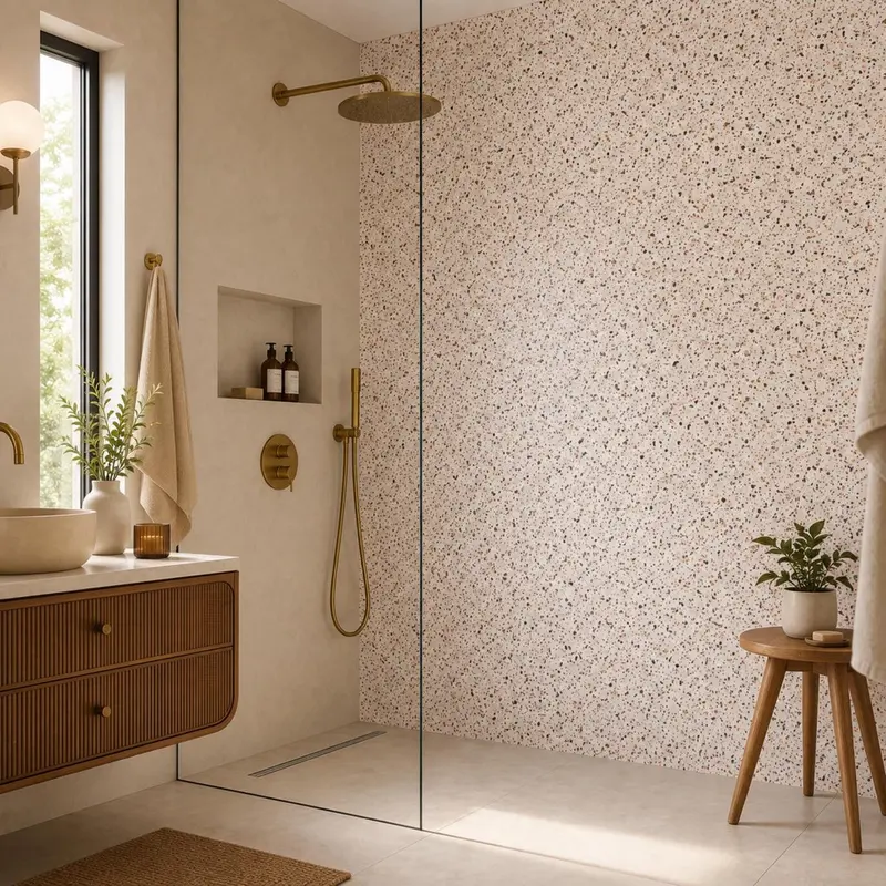 Terrazzo Rust – Tapeta na wymiar Aqua Zone