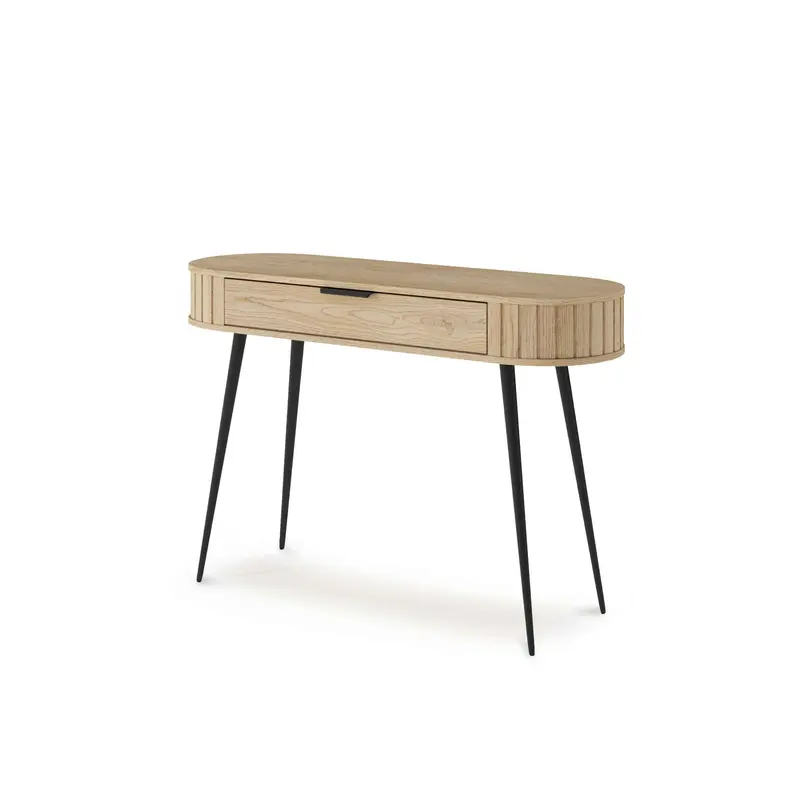 Toaletka z szufladą 120x80 w stylu japandi | Llovia