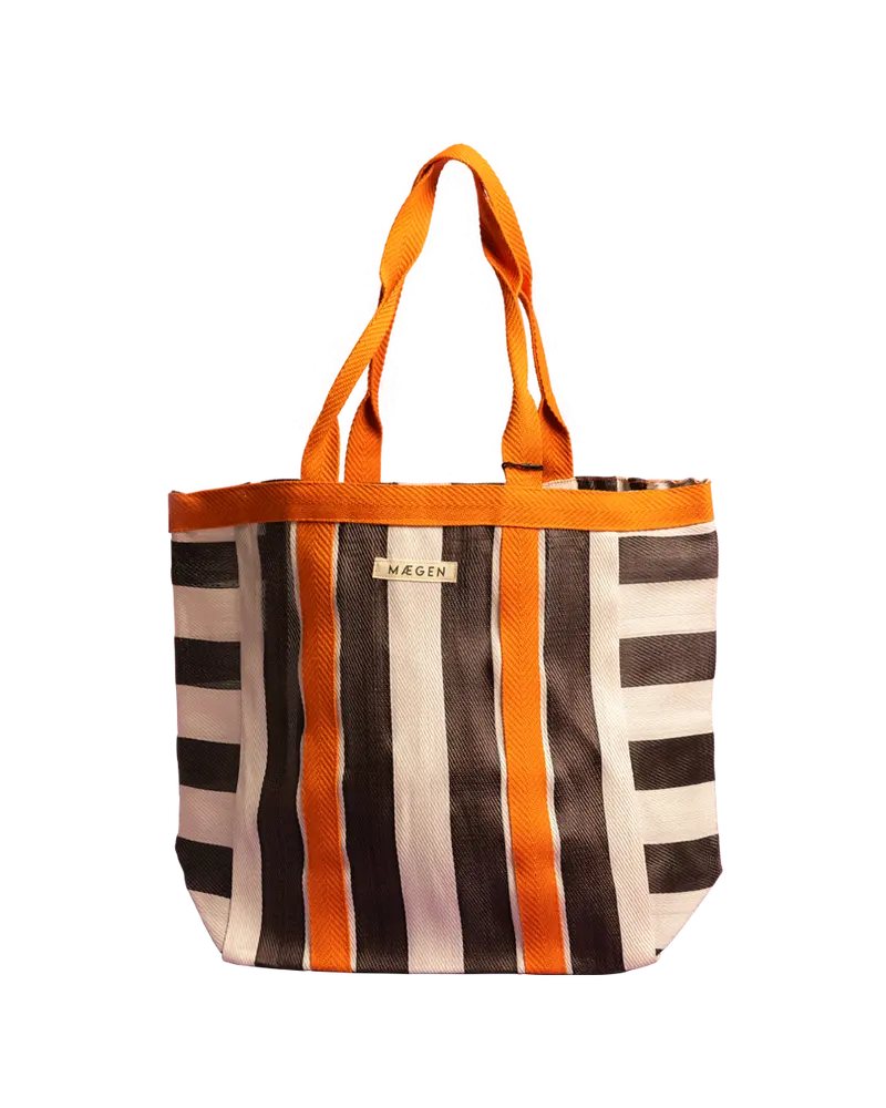 Torba shopper Everywhere Bag - Orange/White/Aubergine