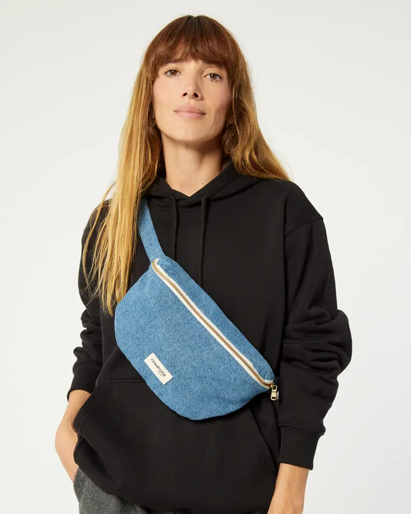 Torebka cross-body Custine Stone Washed Denim