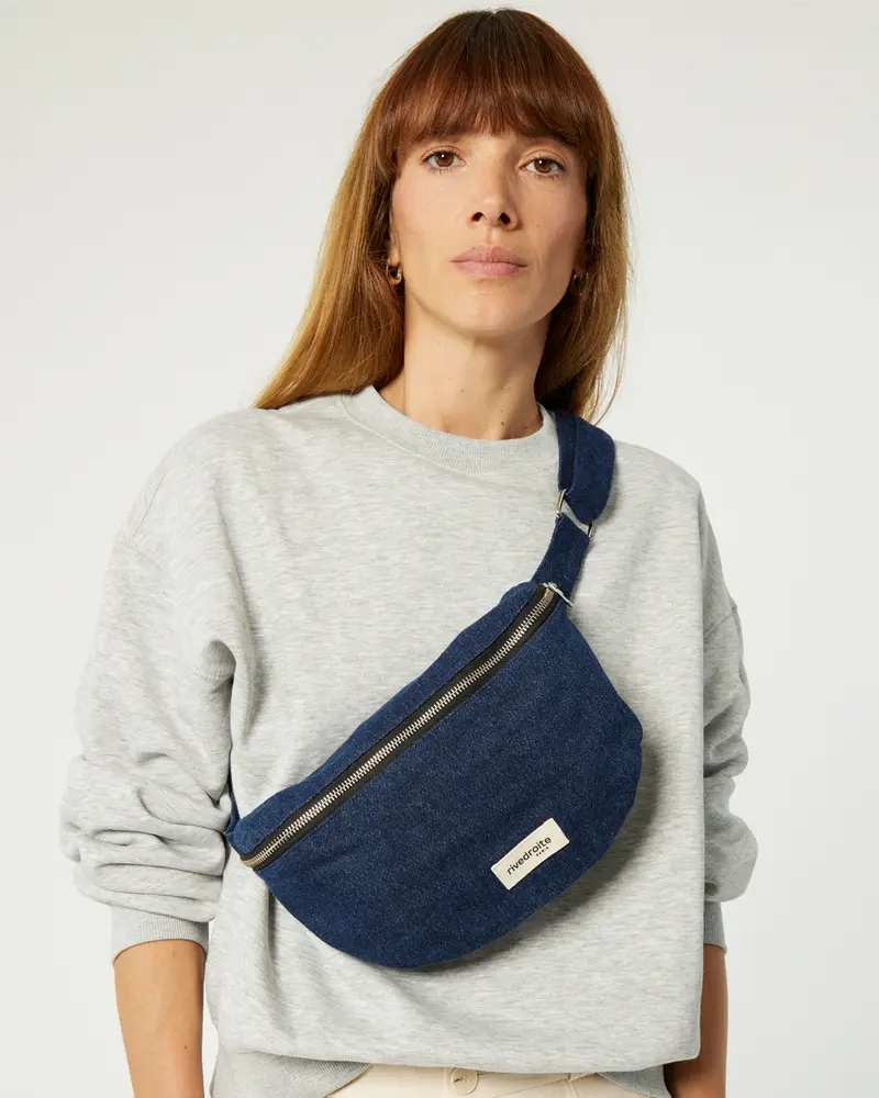 Torebka cross-body Custine XL Raw Denim