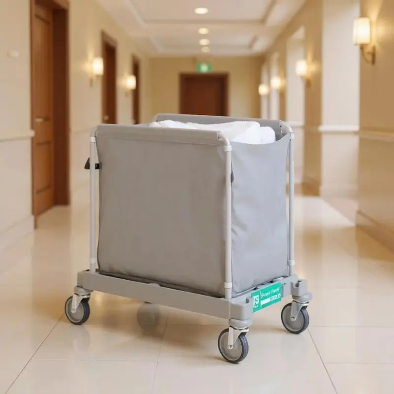 TTS GREEN HOTEL 915 - wózek hotelowy na brudną pościel