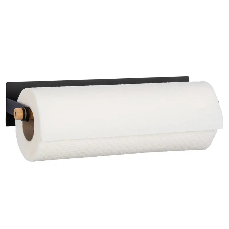 Uchwyt magnetyczny na rolki kuchenne MAGNA, bambus, 30 cm, WENKO