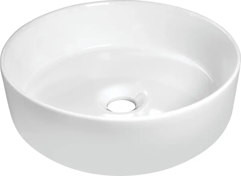 Umywalka ceramiczna nablatowa Silia Biały