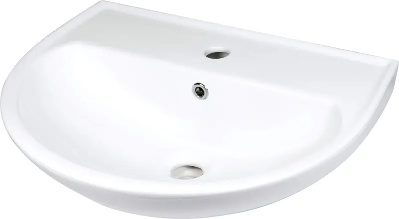 Umywalka ceramiczna ścienna z miejscem na baterię Jasmin Biały
