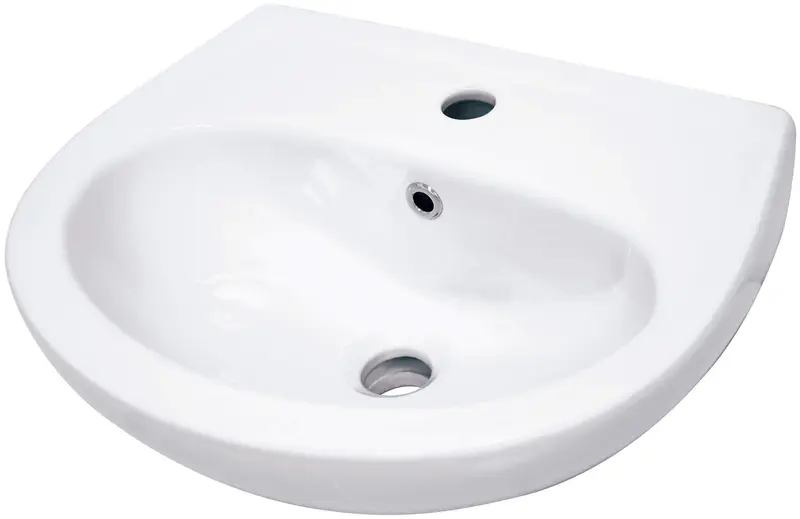 Umywalka ceramiczna ścienna z miejscem na baterię Jasmin Biały