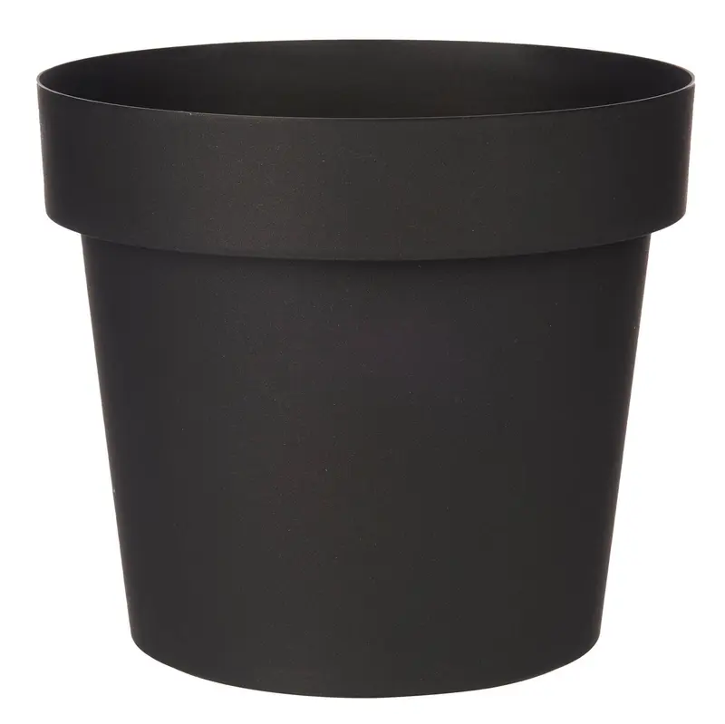 Uniwersalna doniczka plastikowa, antracytowa