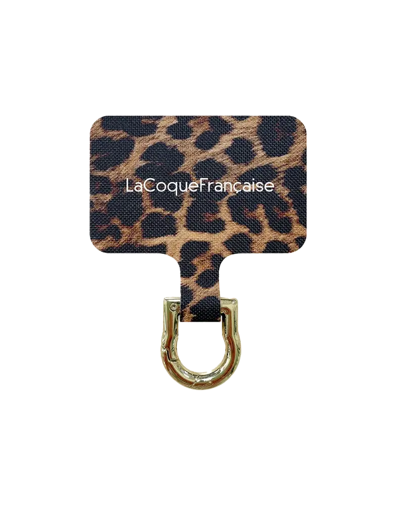 Uniwersalny adapter do smyczy do telefonów - LEOPARD BROWN