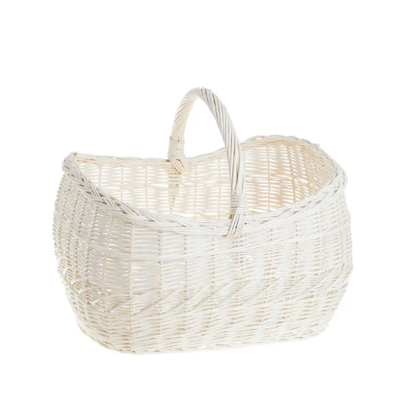 Walburga wicker shopping basket, mushroom and picnic basket, decorative gift basket TheWickerStories