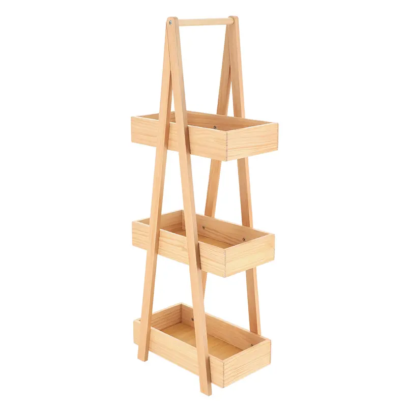 Wąski regał bambusowy JAPANDI, Bambus/MDF, 19 x 30 x 81 cm