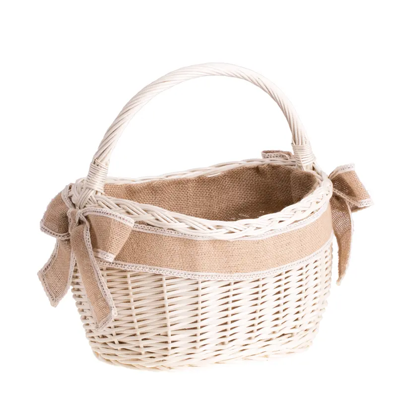 Wavellia wicker shopping basket with jute trim and handle TheWickerStories
